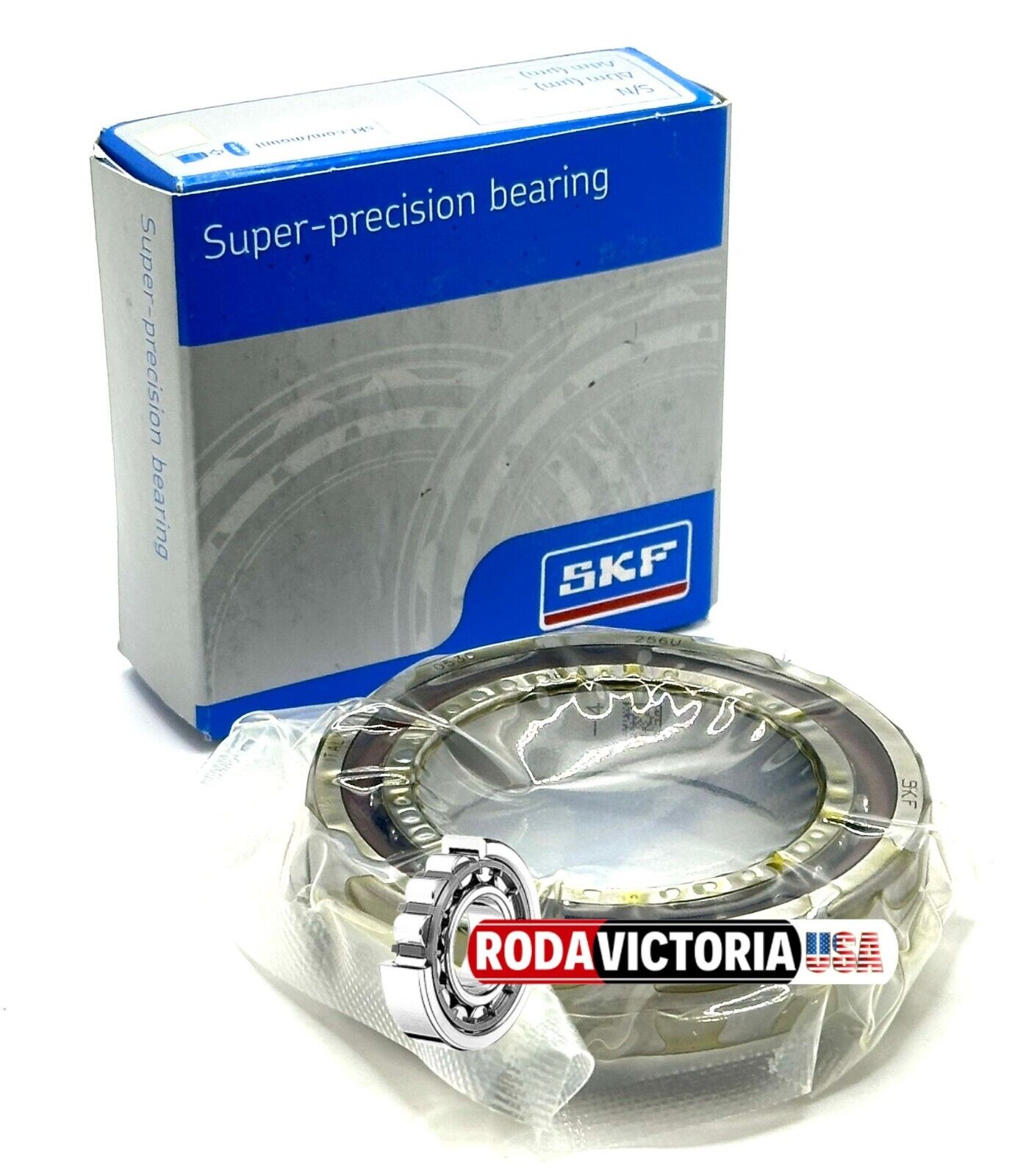 thumbnail image 2 of ABEC 7 Bearing SKF 7003 CDGA/P4A Angular Contact Bearing - 17x35x10mm, ABEC 7-9 Precision, 15° Contact Angle, Light Preload 15 Degree Contact Angle 2 of 14