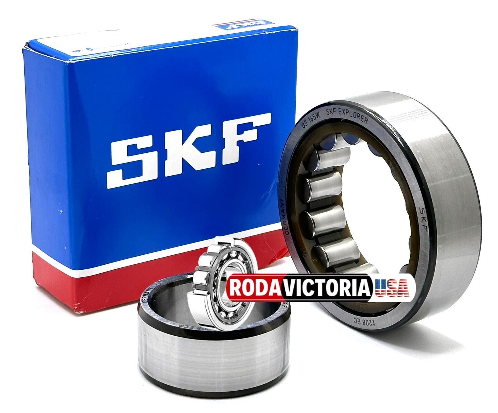 SKF NU2208 ECP CYLINDRICAL ROLLER BEARING 40x80x23mm