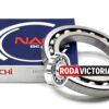 NACHI 16015 Deep Groove Ball Bearing, Open, No Seals 75x115x13 mm
