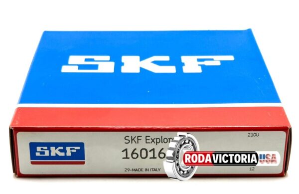 SKF 16016 C3 Deep Groove Ball Bearing, Open, No Seals 80x125x14 mm