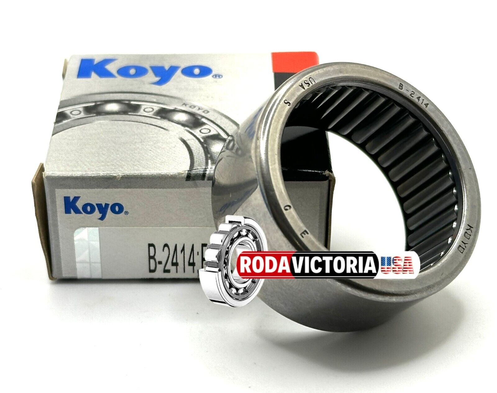 KOYO B-3214 Needle Bearing – 2x2-3/8x7/8 Inch Made In USA