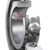 SKF 16016 Deep Groove Ball Bearing, Open, No Seals 80x125x14 mm - Image 3