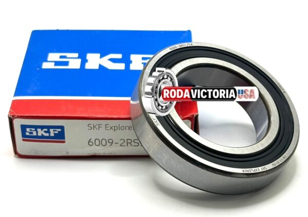 SKF 6009 2RS1/C4 Deep Groove Ball Bearing, Rubber Sealed 45x75x16 mm