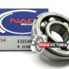 NAC JAPAN 6305 NR Deep Groove Ball Bearing, Open, No Seals + Snap RIing 25x62x17 mm - Image 3