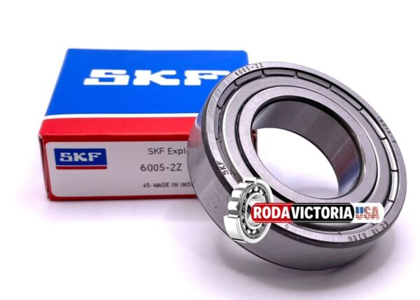 SKF 6005 ZZ TN9 C3 Deep Groove Ball Bearing, Metal Shielded 25x47x12 mm