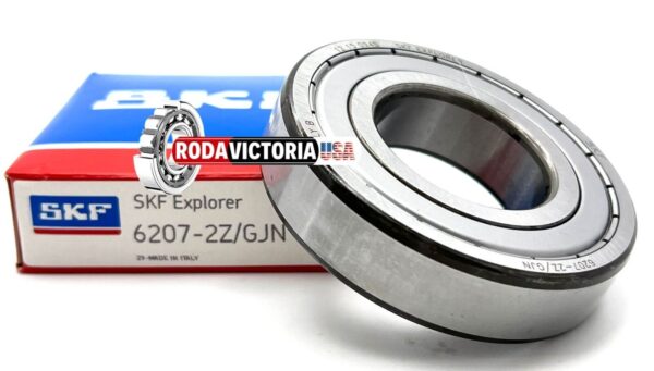 SKF 6207-2Z C3/GJN Deep Groove Ball Bearing, Metal Shielded 35x72x17 mm