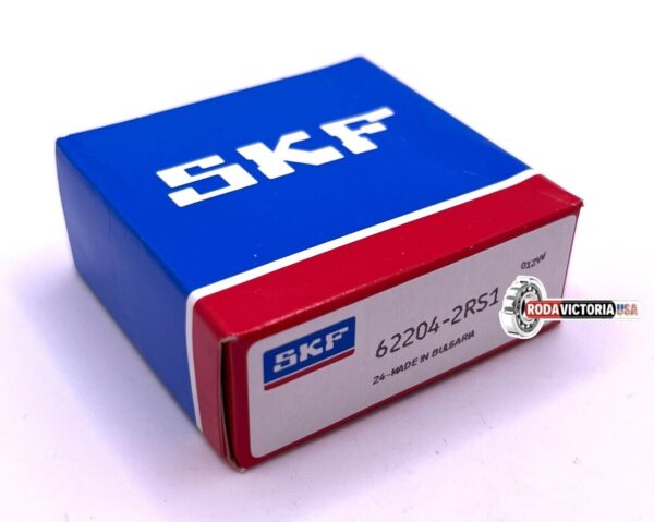 SKF 62204 2RS1 C3 Deep Groove Ball Bearing, Rubber Sealed 20x47x18 mm