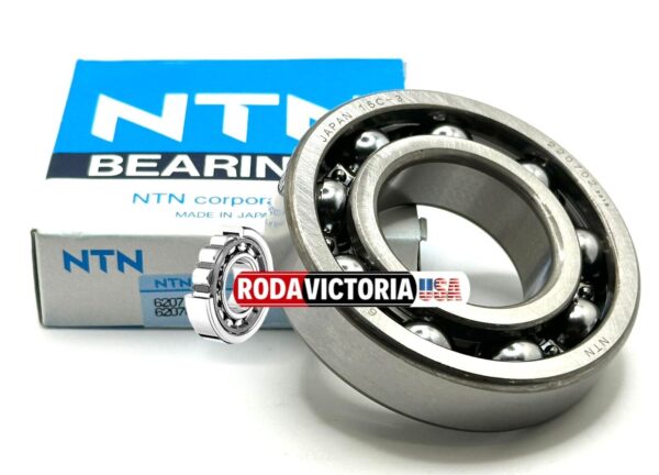 NTN JAPAN 6207 Deep Groove Ball Bearing, Open, No Seals 35x72x17 mm