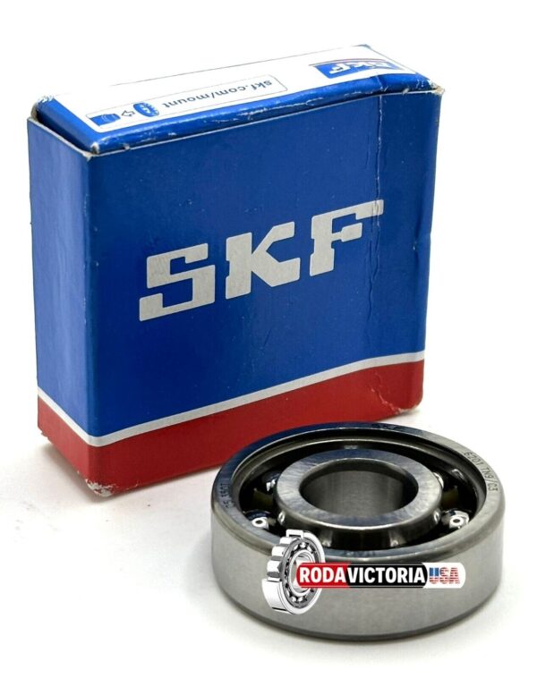 SKF 6201 TN9/C3 Deep Groove Ball Bearing, Open, No Seals, Polyamide Cage 12x32x10 mm - Image 3