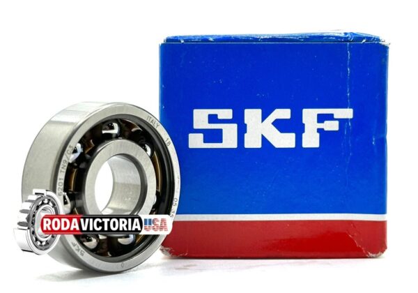 SKF 6201 TN9/C3 Deep Groove Ball Bearing, Open, No Seals, Polyamide Cage 12x32x10 mm - Image 2