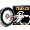 TIMKEN 6018 2RS Deep Groove Ball Bearing, Rubber Sealed 90x140x24 mm