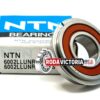 NTN 6002 LLU NR BALL BEARING, RUBBER SEALED + SNAP RING 15x32x9mm 6002 2RSNR