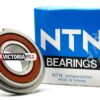 NTN 6002 LLU NR BALL BEARING, RUBBER SEALED + SNAP RING 15x32x9mm 6002 2RSNR - Image 2