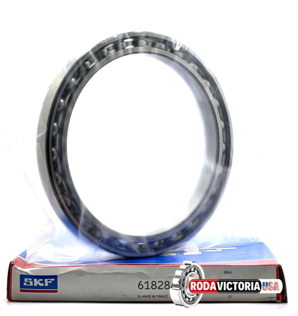 SKF 61828 Deep Groove Ball Bearing, Open, No Seals 140x175x18 mm - Image 4