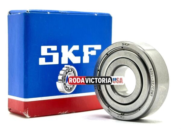 SKF 6201 ZZ/C3 WT Deep Groove Ball Bearing, Metal Shielded 12x32x10 mm