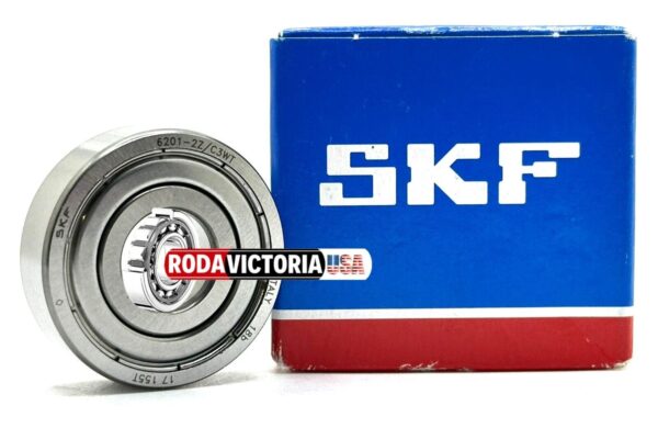 SKF 6201 ZZ/C3 WT Deep Groove Ball Bearing, Metal Shielded 12x32x10 mm - Image 3