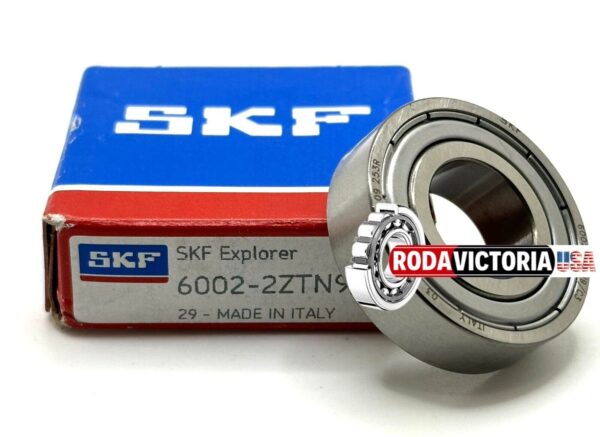 SKF 6002 ZZ TN9/C3 Deep Groove Ball Bearing, Metal Shielded 15x32x9 mm