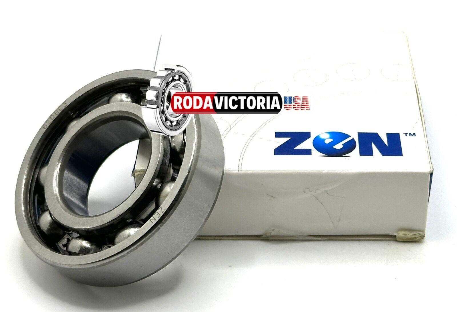 Nachi 6206Z Bearing Made In Japan - 30x62x16mm, Open One Side, Ball Bearing