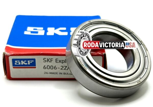 SKF 6006 ZZ/C3 GJN DEEP GROOVE BALL BEARING, METAL SHIELDED 30x55x13mm - Image 2