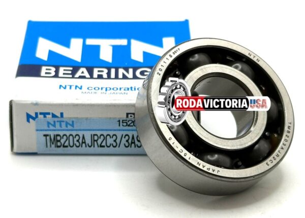 NTN TMB203AJR2C3/3AS Deep Groove Ball Bearing, Open, No Seals 17x40x12 mm 6203 C3