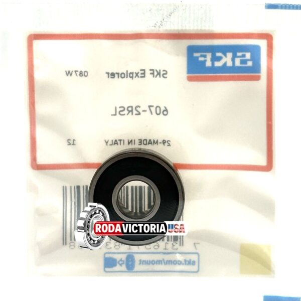 SKF 607 2RSL DEEP GROOVE BALL BEARING, RUBBER SEALED 7x19x6mm 607 2RS - Image 4