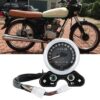 Motorcycle Odometer LCD Fuel Gauge For Honda CG125 For Suzuki GN125 Cafe Racer