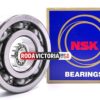 NSK 6308 C3 Deep Groove Ball Bearing, Open, No Seals 40x90x23 mm - Image 3