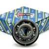 NKE 6004 NR Deep Groove Ball Bearing, Open, No Seals + Snap Ring 20x42x12 mm