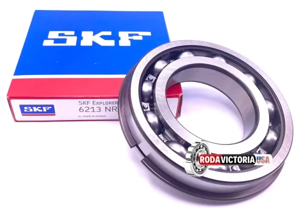 SKF 6213 NR C3 Deep Groove Ball Bearing, Open, No Seals+ Snap Ring 65x120x23 mm - Image 5