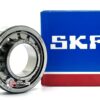 SKF NU206 ECJ C3 Cylindical Roller Bearing, Steel Cage 30x62x16 mm - Image 3