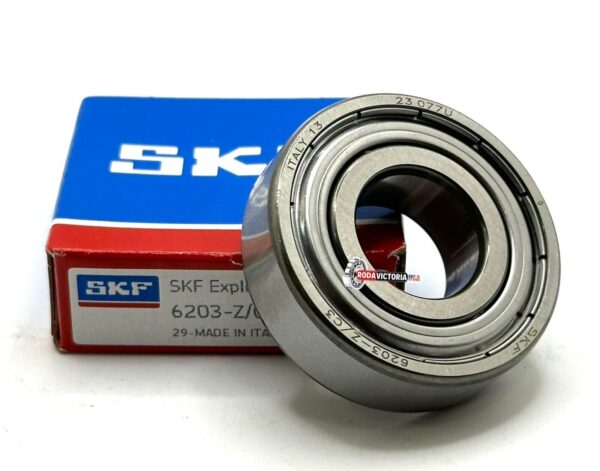 thumbnail image 2 of Genuine 6203 ZZ Ball Bearing - 17x40x12 ABEC 3/C3 - Made In Japan - Fits SKF 6203-2Z/C3 2 of 6