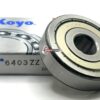 KOYO JAPAN 6403 ZZ Deep Groove Ball Bearing, Metal Shielded 17x62x17 mm