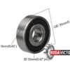 PFI 6202-12 2RS BALL BEARING, RUBBER SEALED SPECIAL BORE 12mm 12x35x11 mm