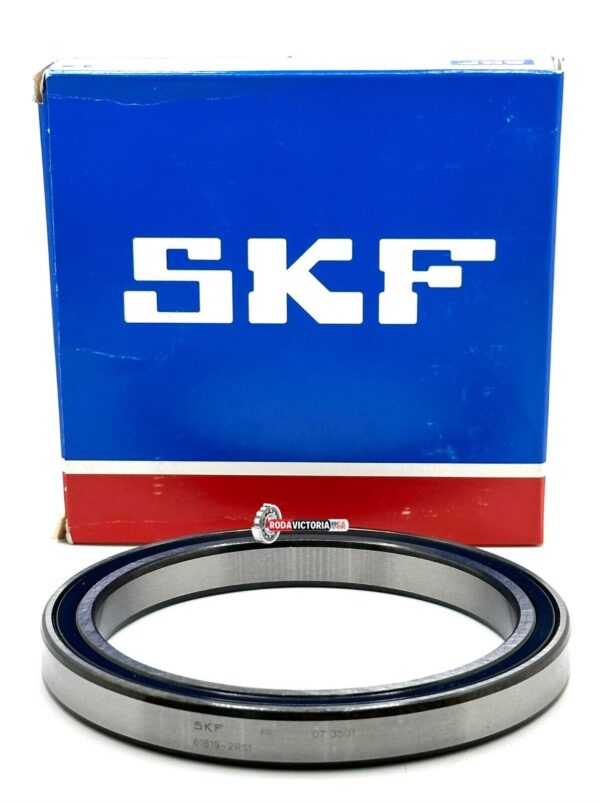 SKF 61819 2RS1 C3 Deep Groove Ball Bearing, Rubber Sealed 95x120x13 mm - Image 2