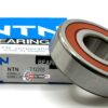 NTN 6306 LLU Deep Groove Ball Bearing, Rubber Sealed 30x72x19 mm 6306-2RS