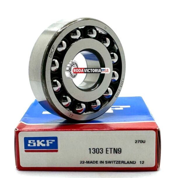 SKF 1303 ETN9 SELF-ALIGNING BALL BEARING 17x47x14mm - Image 3