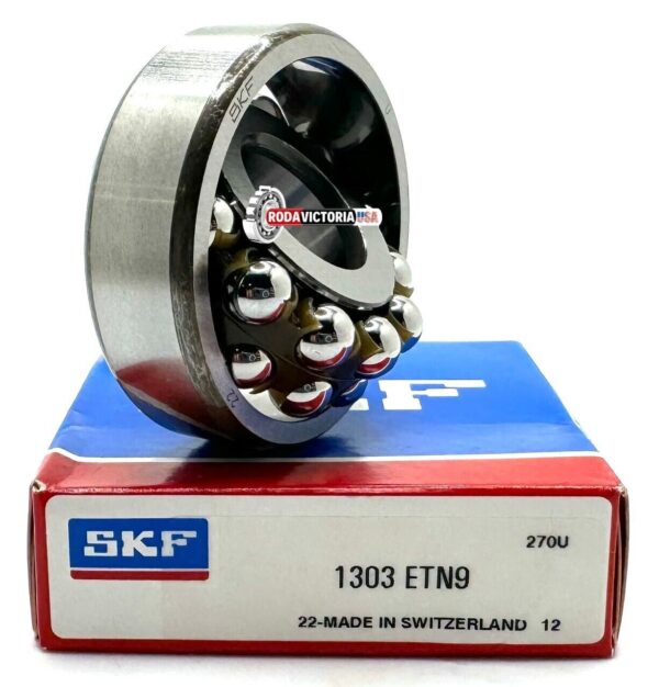 SKF 1303 ETN9 SELF-ALIGNING BALL BEARING 17x47x14mm - Image 4