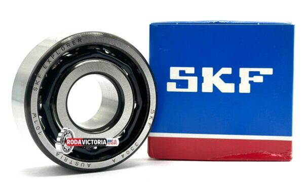 SKF 3304 A C3 Angular Contact Ball Bearing, Open, No Seals 20x52x22.2 mm - Image 3