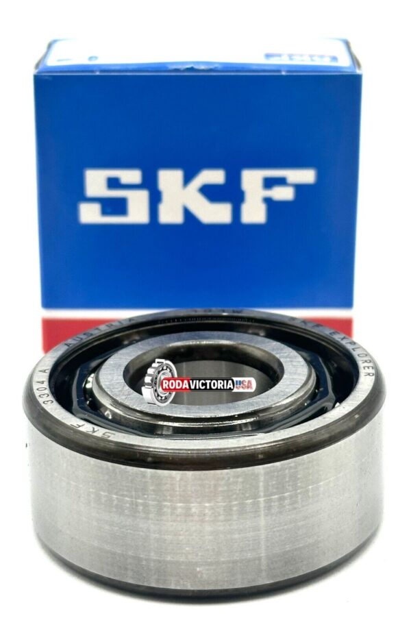 SKF 3304 A C3 Angular Contact Ball Bearing, Open, No Seals 20x52x22.2 mm - Image 2