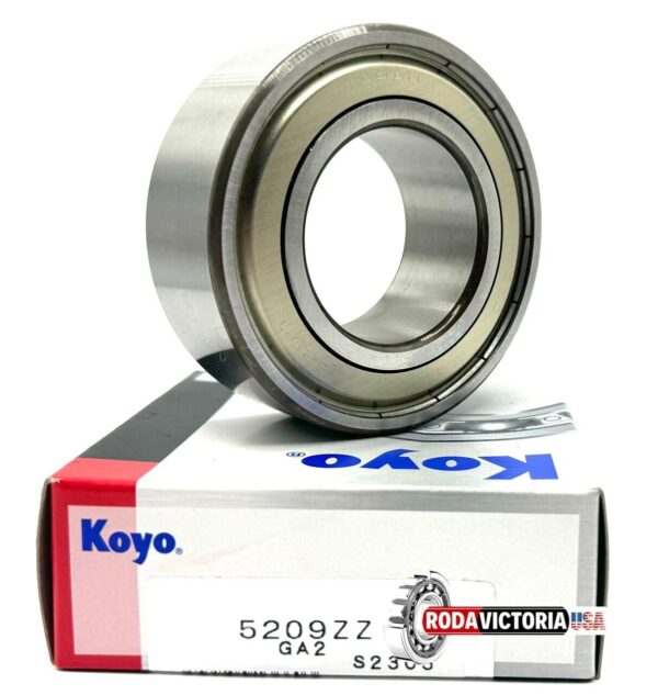 KOYO JAPAN 5209 ZZ C Angular Contact Ball Bearing, Metal Shielded 45x85x30.20 mm - Image 3