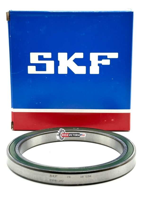 SKF 61816 2RZ BALL BEARING, RUBBER SEALED, NON CONTACT SEALS 80x100x10 mm - Image 3