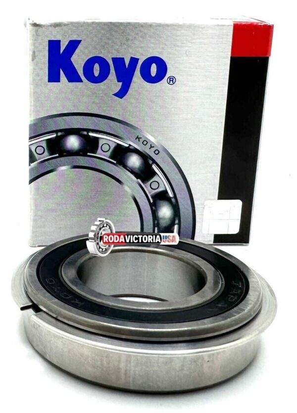 KOYO JAPAN 6005 2RS NR BALL BEARING, RUBBER SEALED + SNAP RING 25x47x12 mm - Image 5