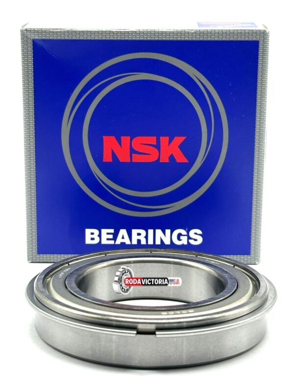 NSK 6010 ZZ NR BALL BEARING, METAL SHIELDED + SNAP RING 50x80x16 mm - Image 3