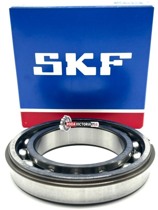 SKF 6014 NR BALL BEARING, OPEN TYPE, NO SEALS + SNAP RING 70x100x20 mm - Image 2