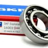 SKF 16003 DEEP GROOVE BALL BEARING, OPEN TYPE, NO SEALS 17x35x8 mm