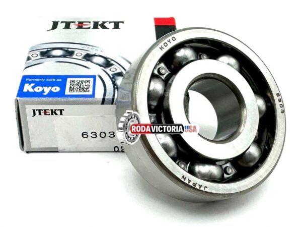 KOYO JAPAN 6303 C3 Deep Groove Ball Bearing, Open, No Seals 17x47x14 mm