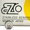 EZO FR188 ZZ Flanged Deep Groove Ball Bearing, Metal Shielded Stainless Steel 1/4"x1/2"x3/16" - Image 3