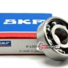 SKF W6201 Deep Groove Ball Bearing, Open, No Seals 12x32x10 mm