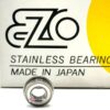 EZO FR188 ZZ Flanged Deep Groove Ball Bearing, Metal Shielded Stainless Steel 1/4"x1/2"x3/16" - Image 2