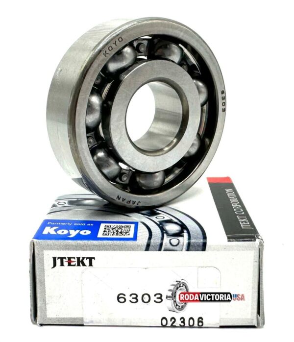 KOYO JAPAN 6303 C3 Deep Groove Ball Bearing, Open, No Seals 17x47x14 mm - Image 2